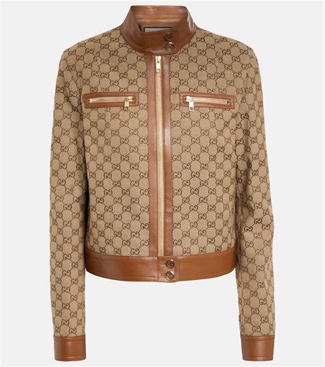 gucci vrouwen vest|gucci leather jackie.